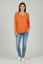 Kyla | Women’s V Neck Dropped Sweater