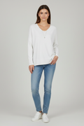 Kyla | Women’s V Neck Dropped Sweater