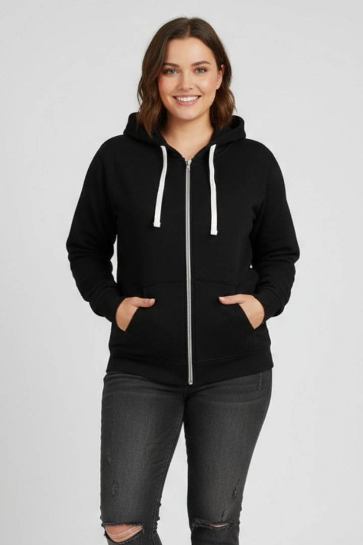 Ayesha | Women’s Drawstring Zip Hoodie