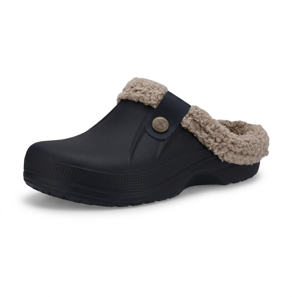 Wide fit slip-on comfort clogs for women, ideal as casual indoor or outdoor shoes
