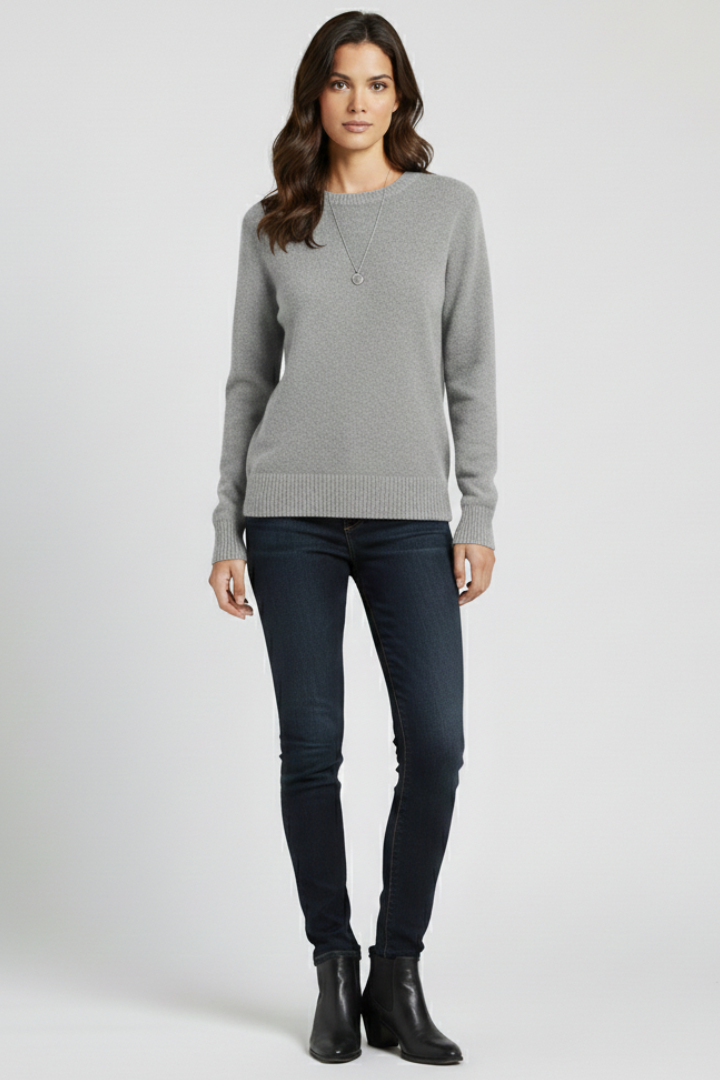 Aureline | Women’s Ribbed Hem Knit Sweater