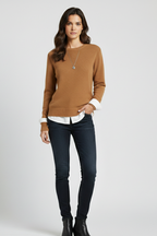 Aureline | Women’s Ribbed Hem Knit Sweater