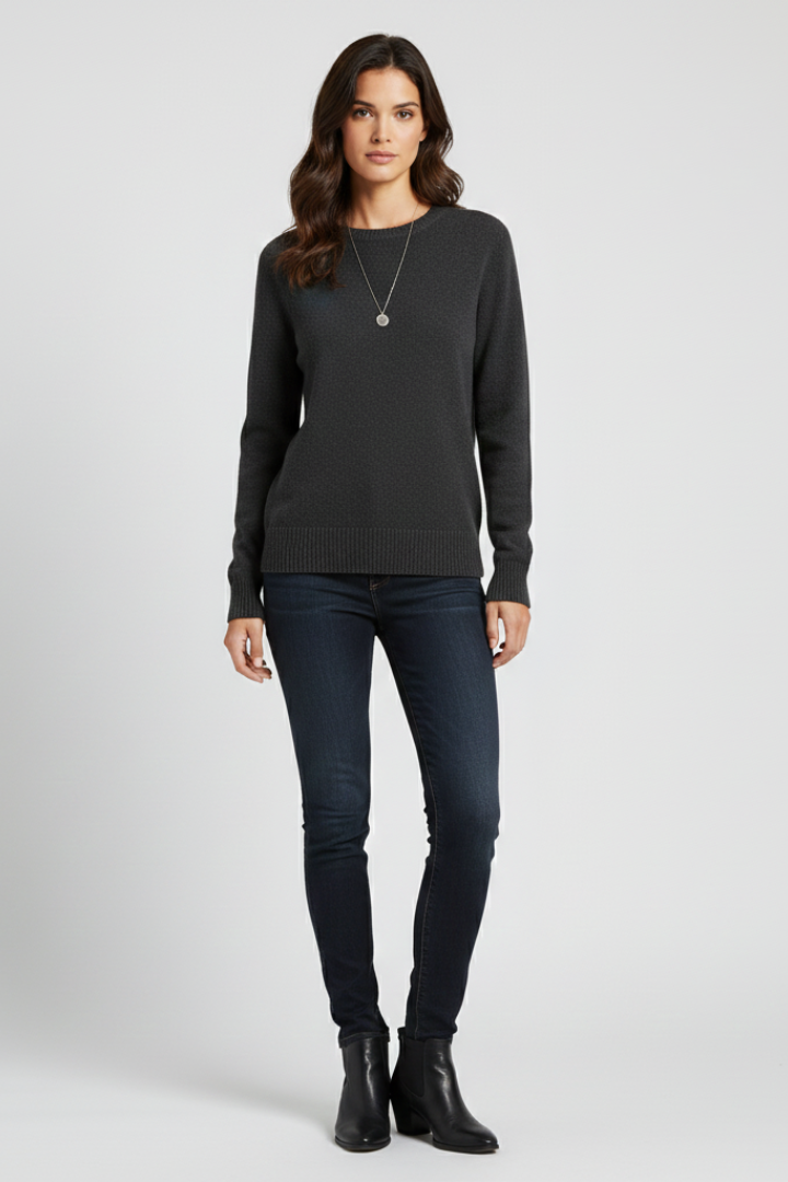 Aureline | Women’s Ribbed Hem Knit Sweater