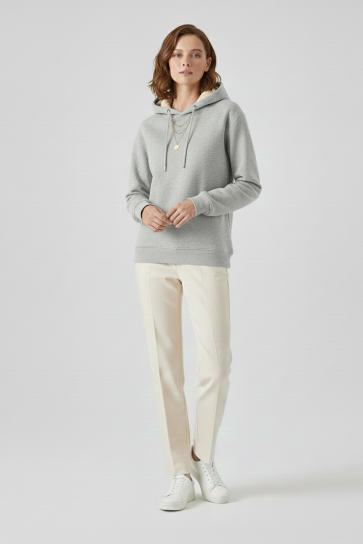 Corvella | Women’s Lined Hoodie Sweater