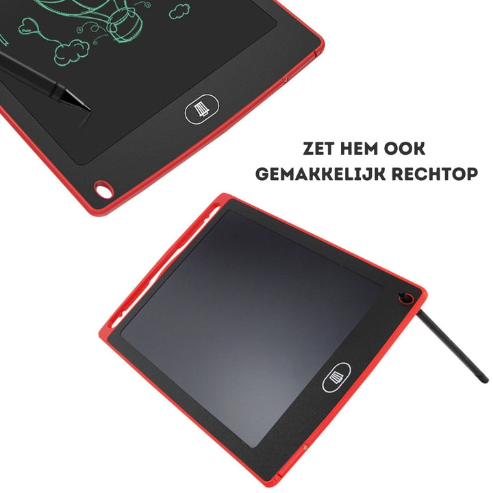 Portable educational toy drawing tablet displayed on a clean white surface
