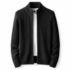 Keller | Men’s Ribbed Full-Zip Cardigan
