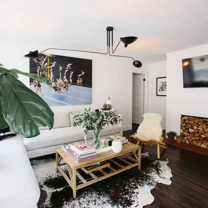 Modern home lighting solution with multi-directional reflector shades