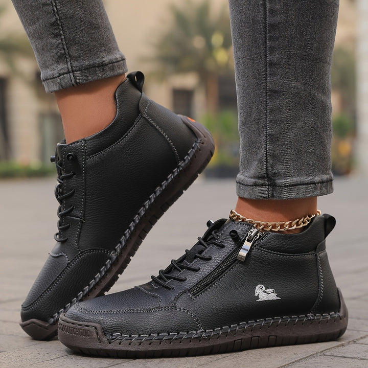 Supportive ankle sneakers designed for women with orthopaedic needs