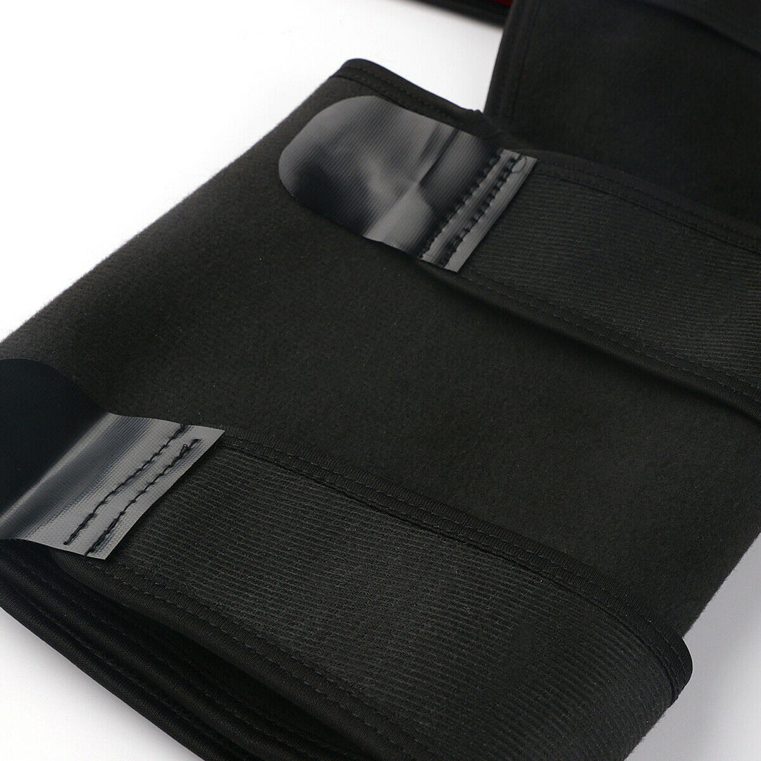 Detailed shot of breathable neoprene fabric on the mobility support wrap