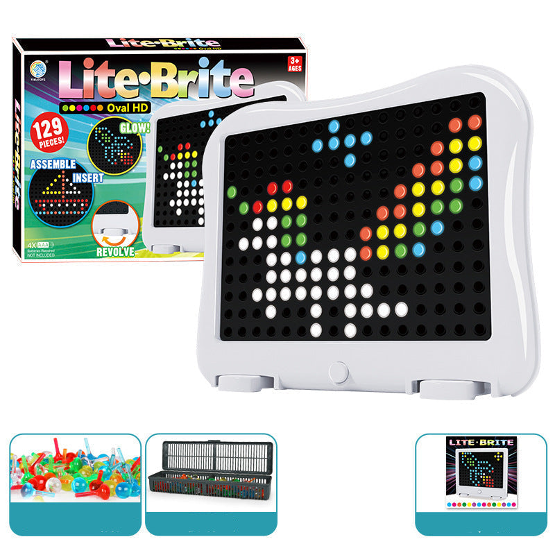 Close-up view of vibrant 3D pixel art blocks for creative kids play