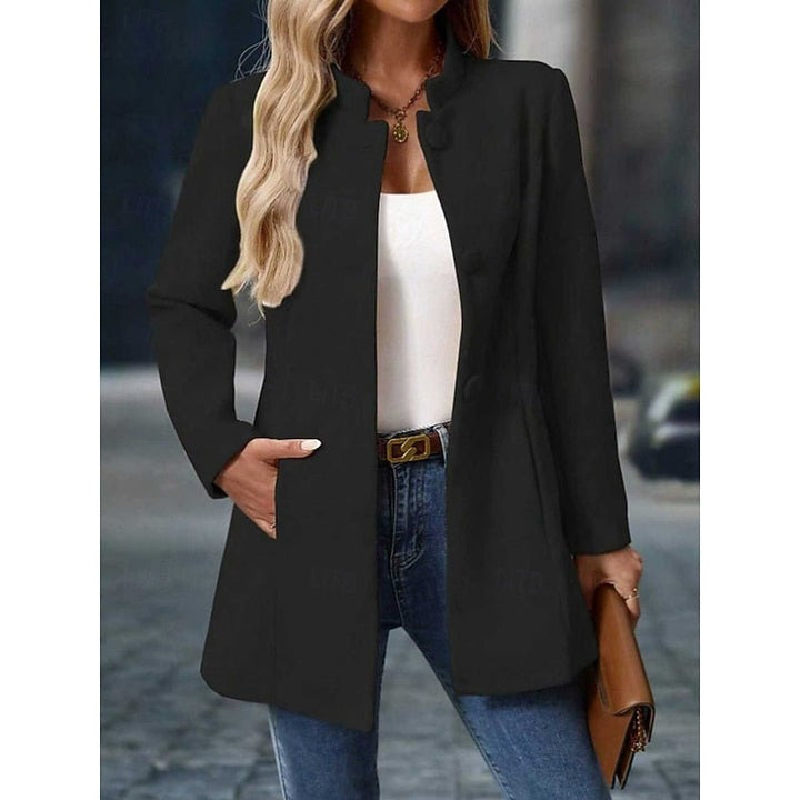 Detail of fabric texture and belt on the women's everyday fashion outerwear