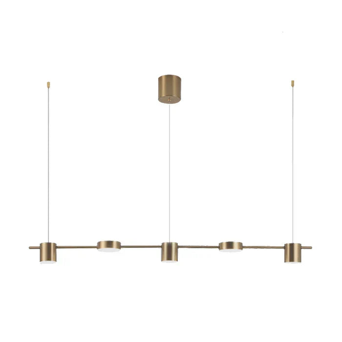 Close-up of the seamless finish and craftsmanship on the metal pendant light
