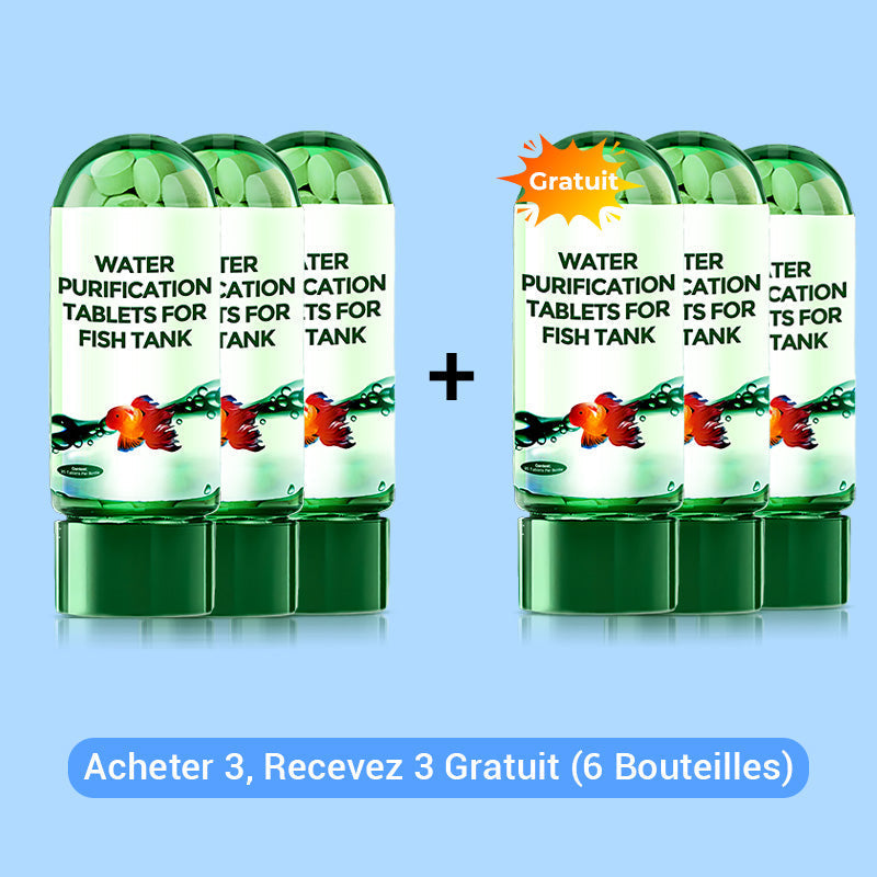 Reliable aquarium water purification tablets for quick chemical balance