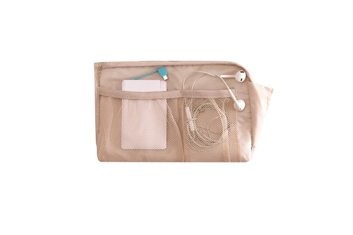Unisex travel organizer bag for cords, power banks, and earbuds
