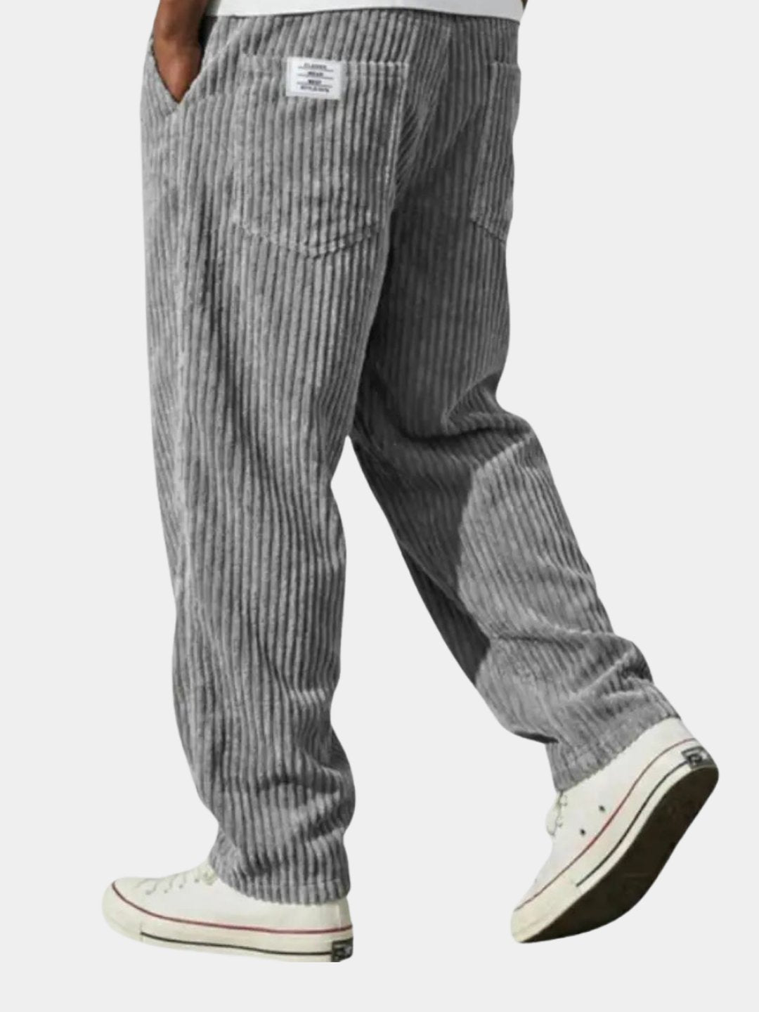 Men's Heritage Corduroy Trousers in Hunter green, front view