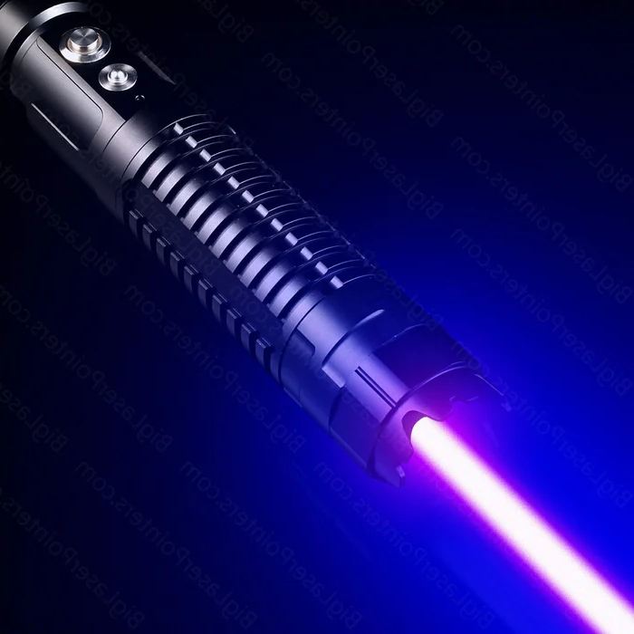 Rechargeable waterproof flashlight submerged safely in clear water