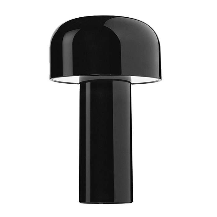 Full angle shot of the elegant mushroom ambient light showcasing its curves