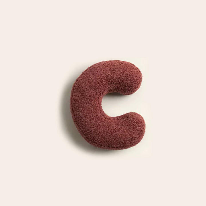 Decorative alphabet cushion letter pillow for living room sofa