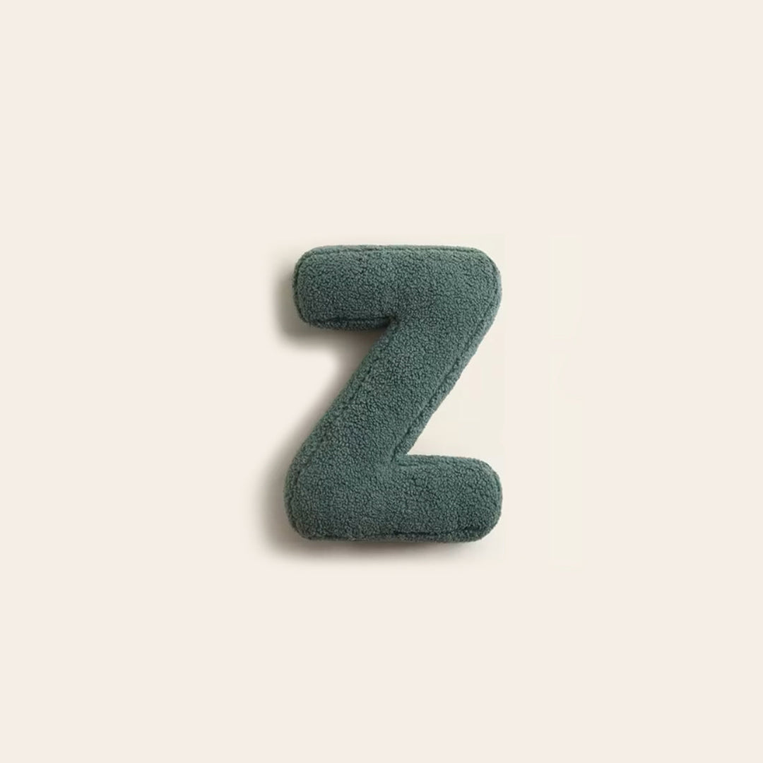 Letter cushion accent pillow modern minimalist setup