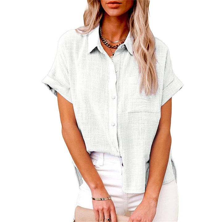 Short sleeve summer fashion shirt designed for comfortable casual wear