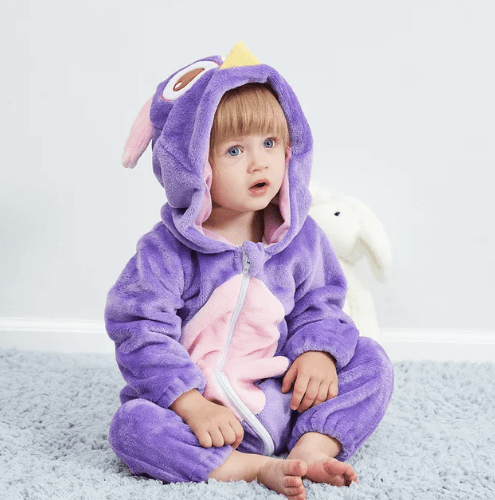 Cute baby clothes hooded romper tag and neck comfort area