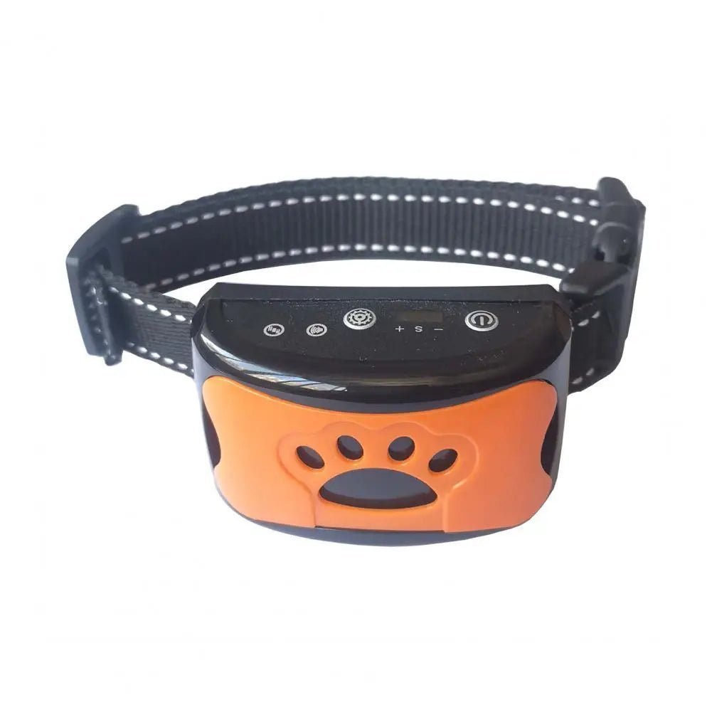 Close-up of rechargeable dog collar receiver with durable contact points