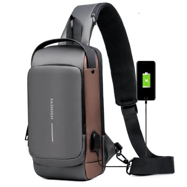 Interior compartments and organization pockets of anti-theft travel accessory