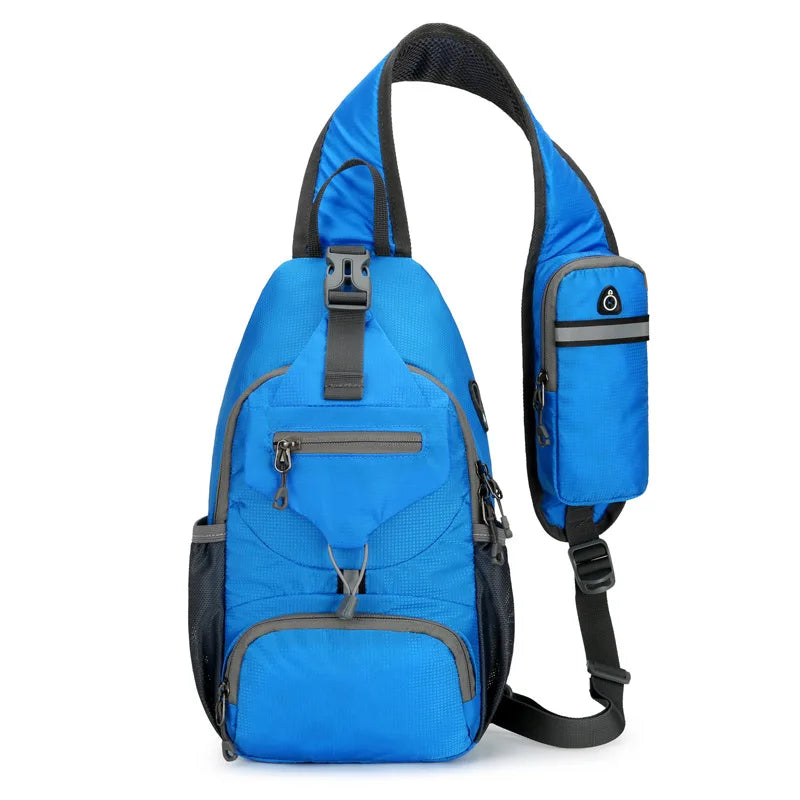 Treasure Blue anti-theft waterproof crossbody shoulder backpack for travel