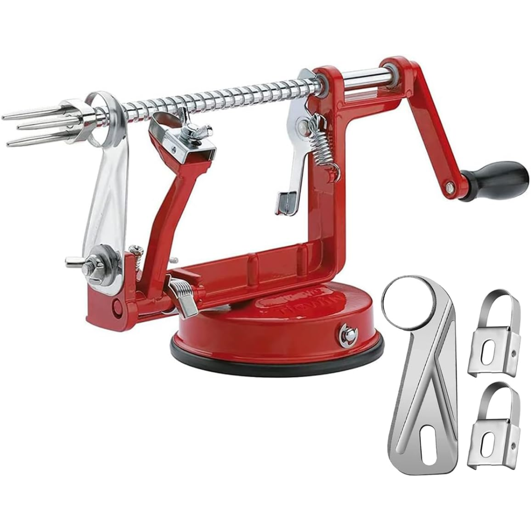 Compact fruit corer tool ready for slicing fresh apples easily