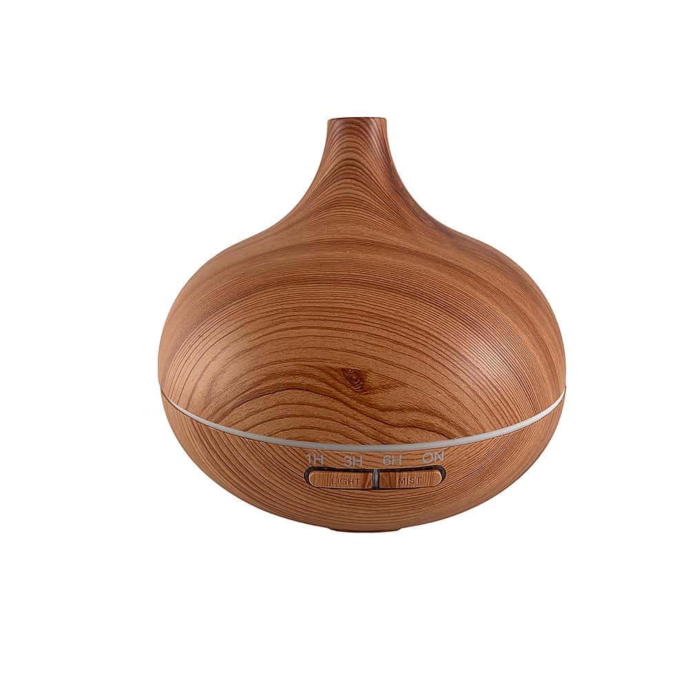 Home fragrance essential oil diffuser with soothing LED ambient lighting