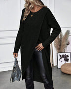 Tavira | Women’s Asymmetrical Long Sleeve Tunic Sweater