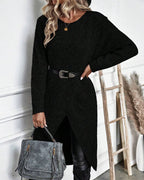 Tavira | Women’s Asymmetrical Long Sleeve Tunic Sweater