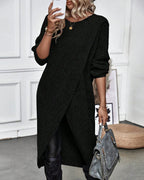 Tavira | Women’s Asymmetrical Long Sleeve Tunic Sweater