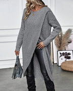 Tavira | Women’s Asymmetrical Long Sleeve Tunic Sweater