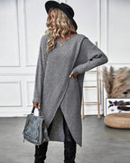 Tavira | Women’s Asymmetrical Long Sleeve Tunic Sweater