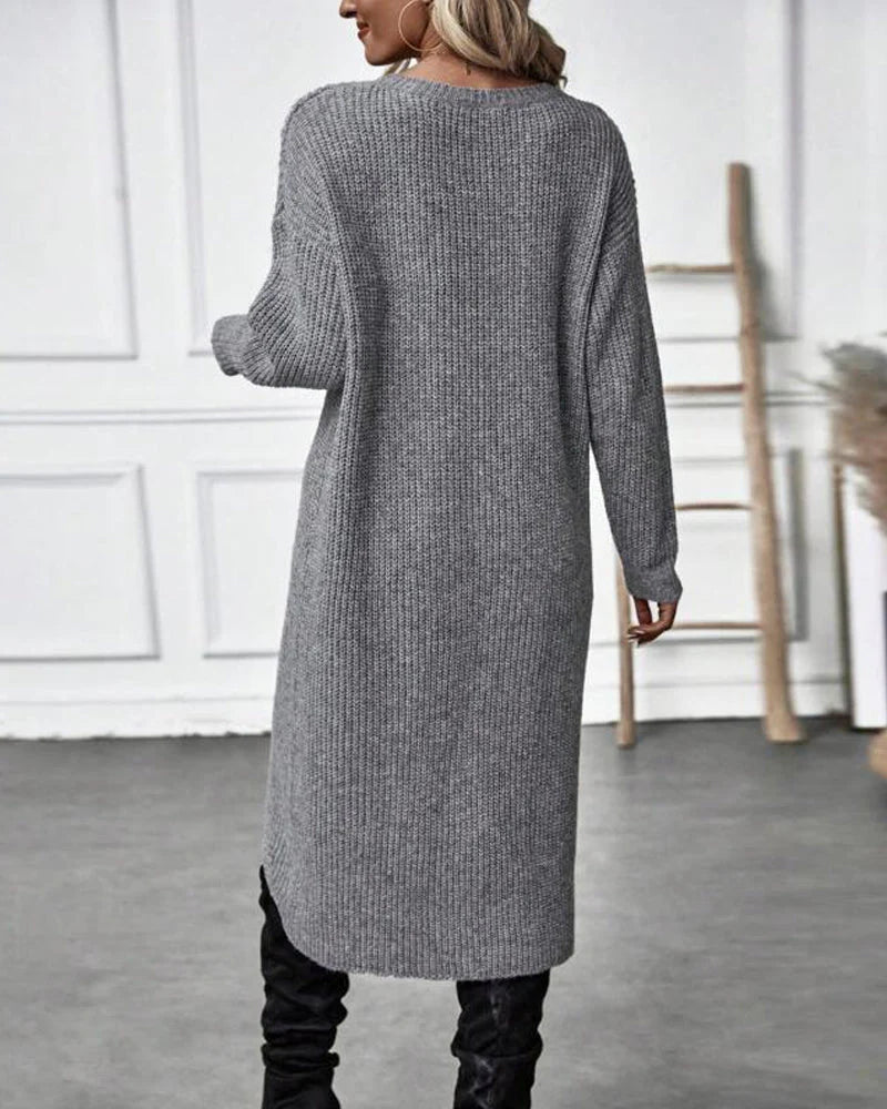 Tavira | Women’s Asymmetrical Long Sleeve Tunic Sweater