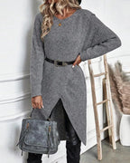 Tavira | Women’s Asymmetrical Long Sleeve Tunic Sweater