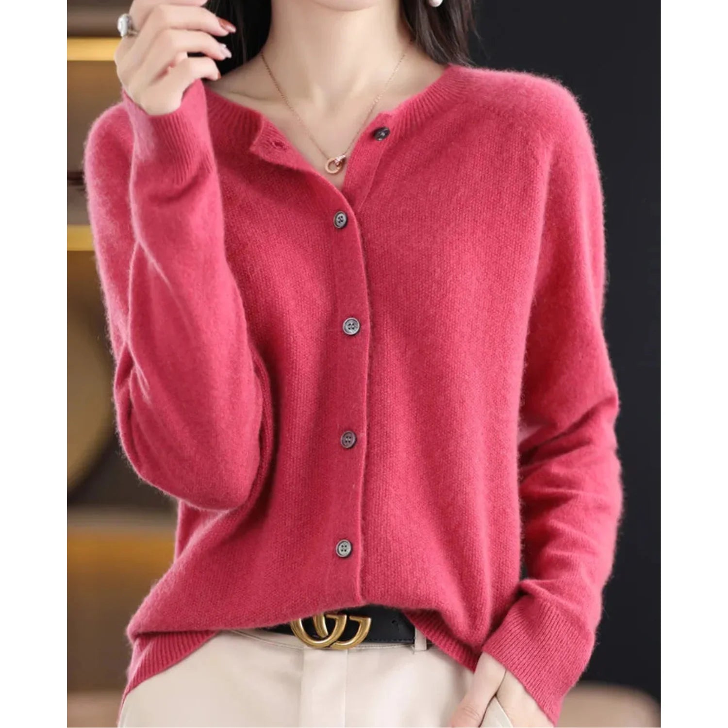 Coralyn | Women’s Button Front Long Sleeve Cardigan