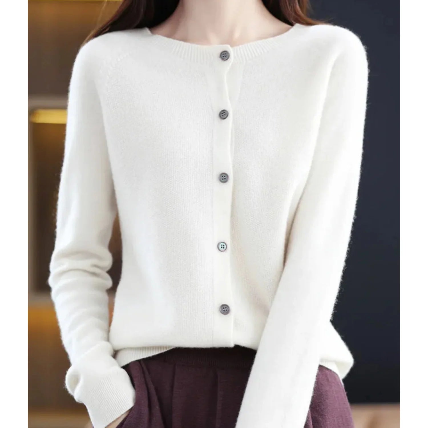 Coralyn | Women’s Button Front Long Sleeve Cardigan