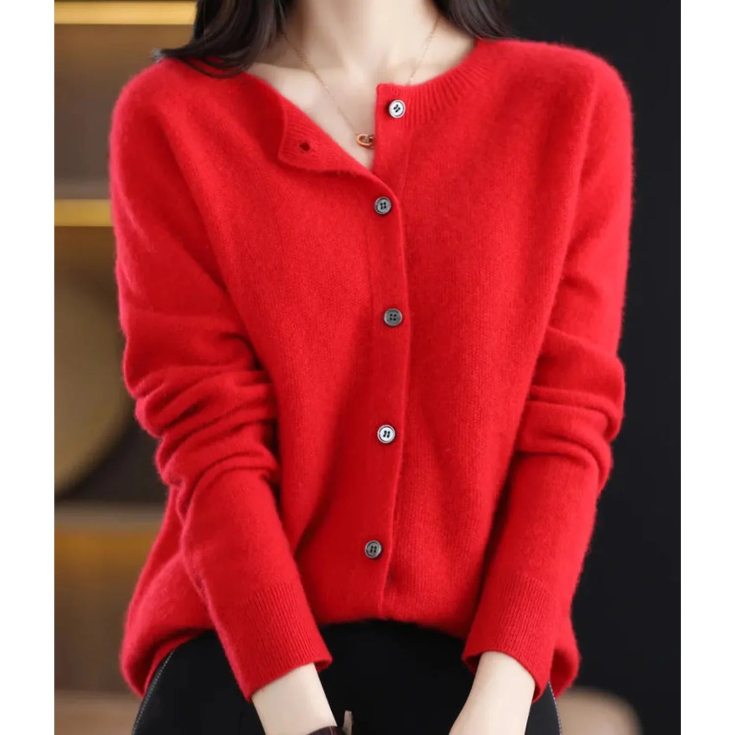 Coralyn | Women’s Button Front Long Sleeve Cardigan