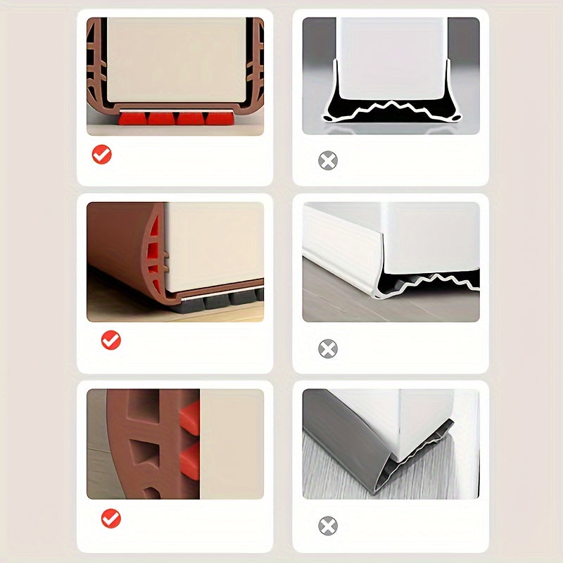 Product detail comparison showing correct and incorrect installation scenarios
