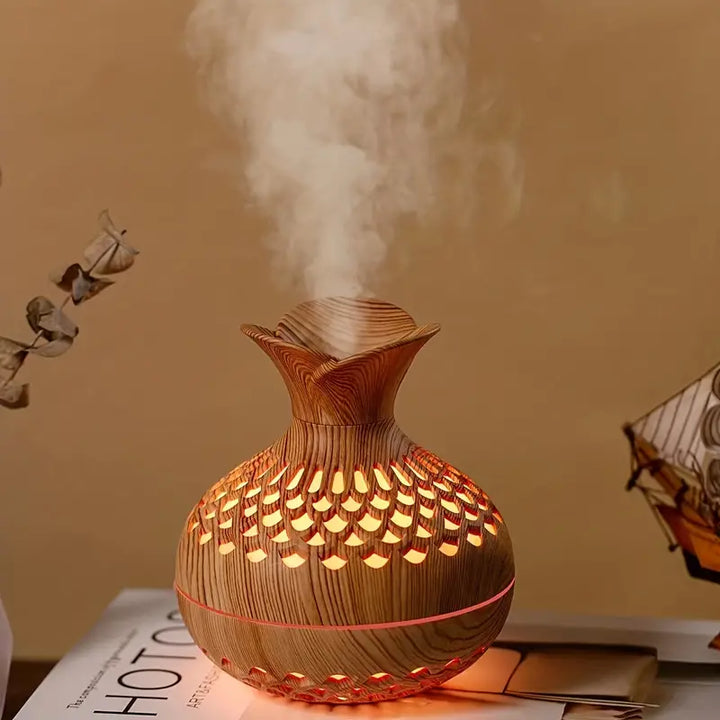 Compact USB aroma diffuser and humidifier for home fragrance