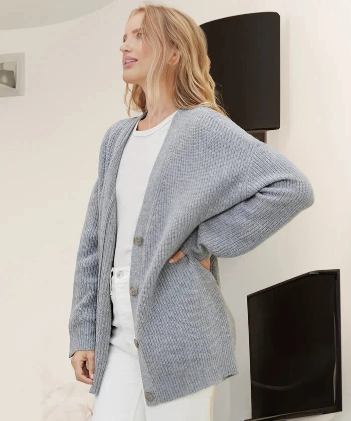 Womens fashion knitted outerwear vest folded neatly