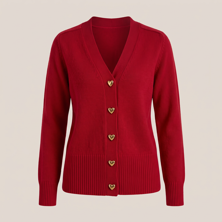 Side angle of the fashionable layering knit sweater for casual daily wear