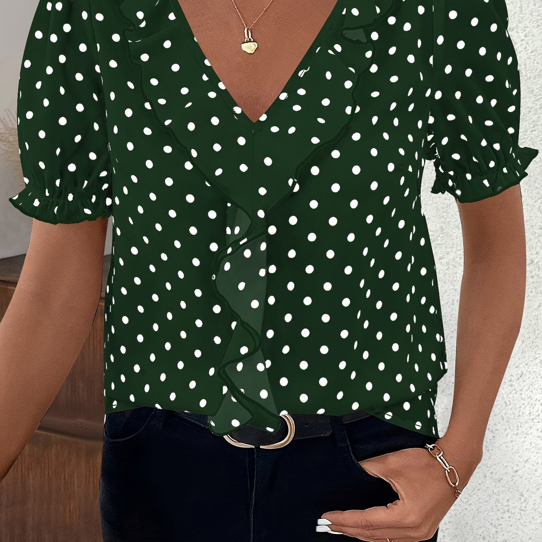 Comfortable fit women's blouse suitable for office wear