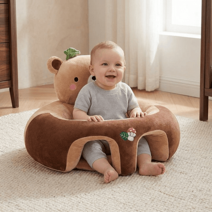 Comfortable baby furniture item designed for infant posture and sitting stability