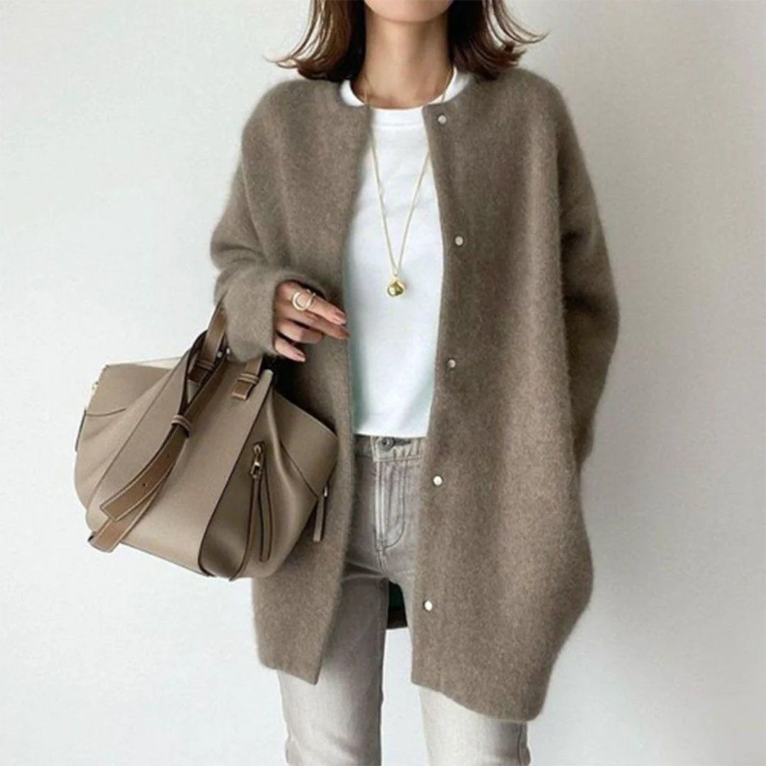 Aureliah | Women’s Soft Long Sleeve Open Front Cardigan