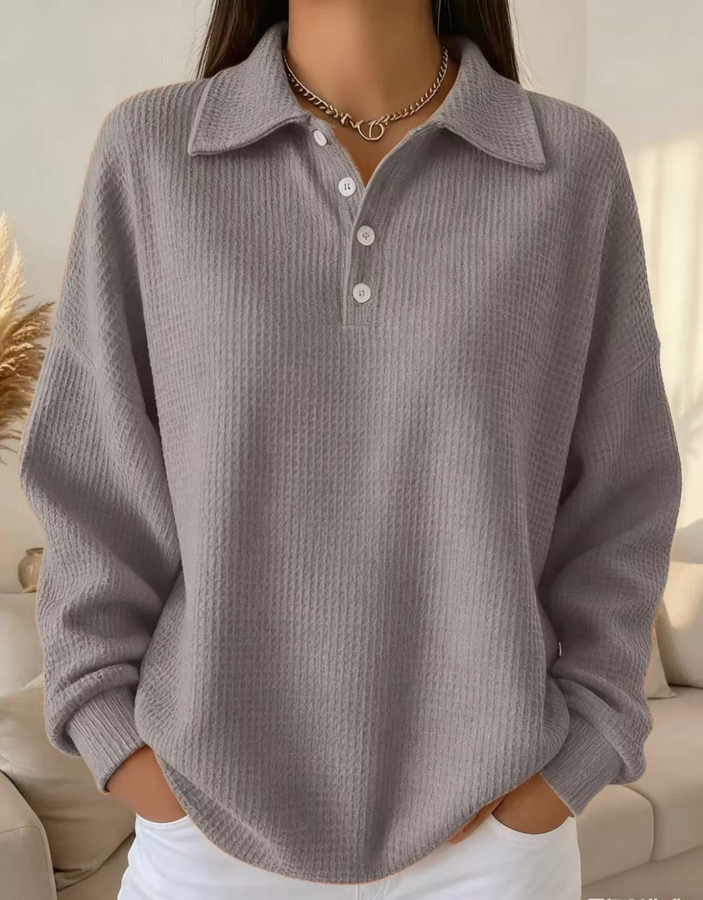 Mina | Women’s Collared Knit Sweater
