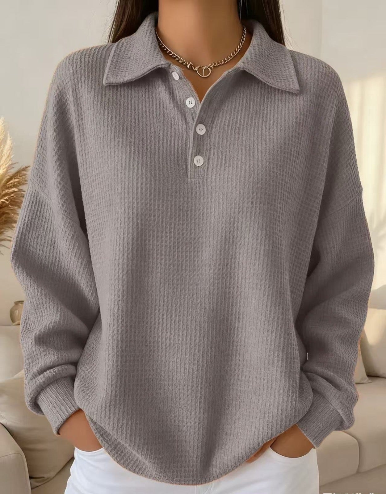 Mina | Women’s Collared Knit Sweater