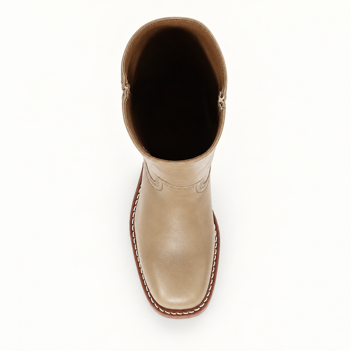 Premium women's tall boots complete with a stylish block heel